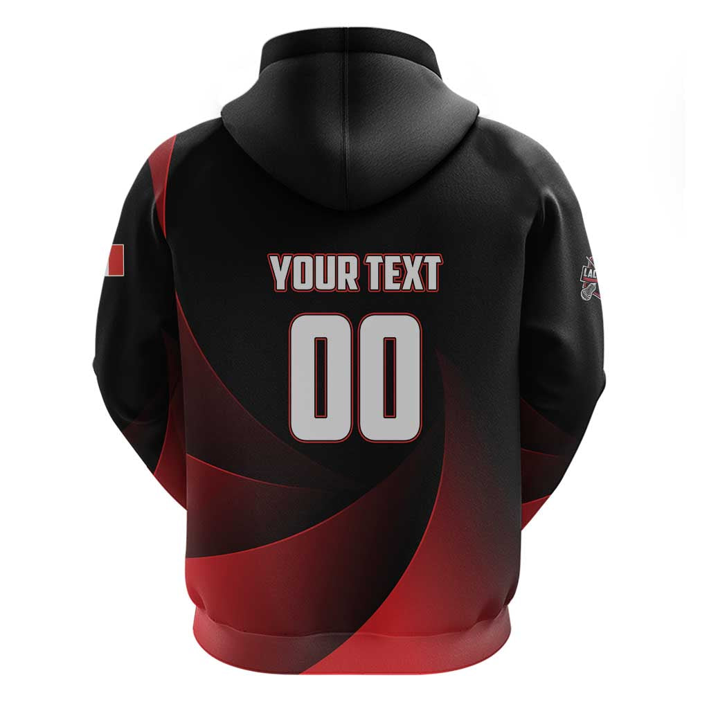Custom Canada Lacrosse 2025 Zip Hoodie Our Country and Our Game