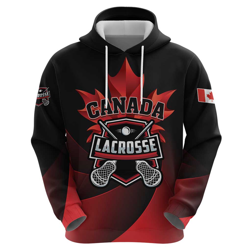 Custom Canada Lacrosse 2025 Zip Hoodie Our Country and Our Game