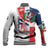 Personalized Baseball Dominican Republic Baseball Jacket Come On Team DR Grunge Style