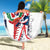 Baseball Dominican Republic Beach Blanket Come On Team DR Grunge Style