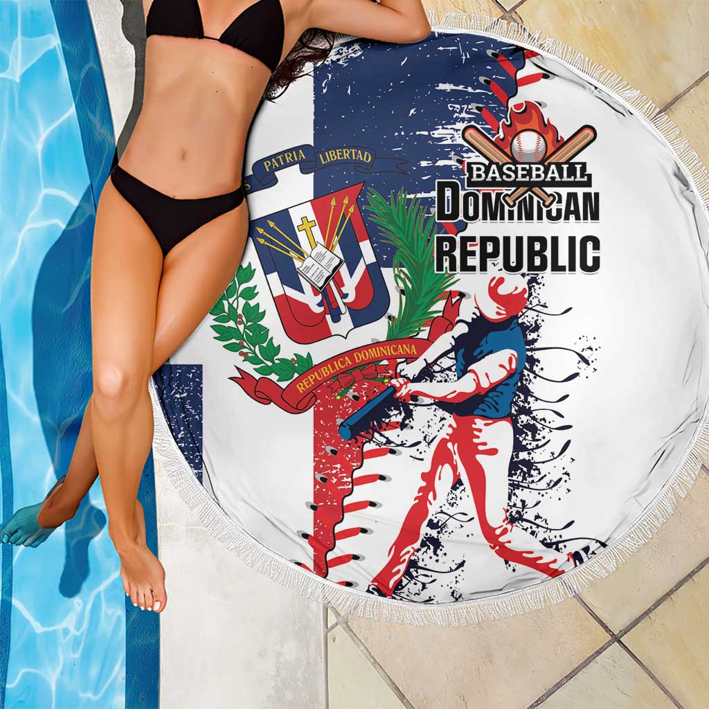 Baseball Dominican Republic Beach Blanket Come On Team DR Grunge Style