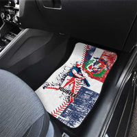 Baseball Dominican Republic Car Mats Come On Team DR Grunge Style