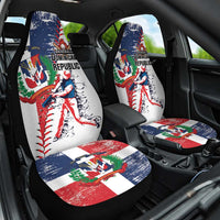 Baseball Dominican Republic Car Seat Cover Come On Team DR Grunge Style