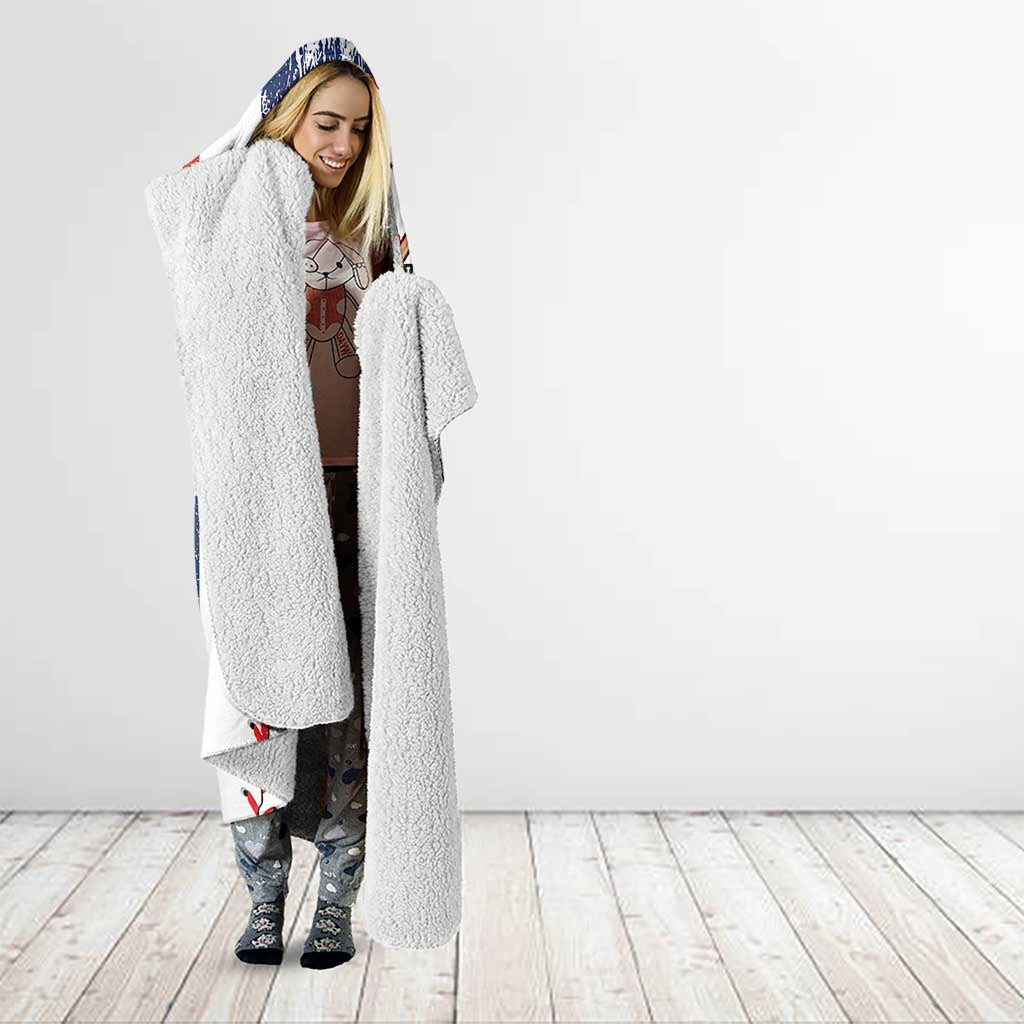 Baseball Dominican Republic Hooded Blanket Come On Team DR Grunge Style