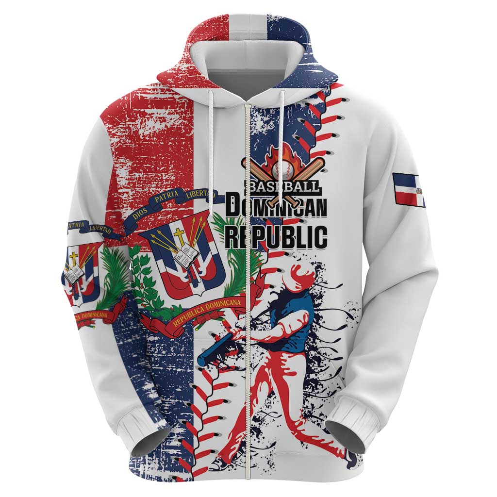 Personalized Baseball Dominican Republic Hoodie Come On Team DR Grunge Style