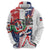 Personalized Baseball Dominican Republic Hoodie Come On Team DR Grunge Style