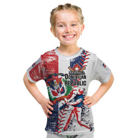 Personalized Baseball Dominican Republic Kid T Shirt Come On Team DR Grunge Style