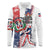 Personalized Baseball Dominican Republic Long Sleeve Polo Shirt Come On Team DR Grunge Style