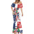 Personalized Baseball Dominican Republic Mermaid Dress Come On Team DR Grunge Style