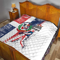Baseball Dominican Republic Quilt Come On Team DR Grunge Style
