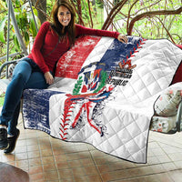 Baseball Dominican Republic Quilt Come On Team DR Grunge Style