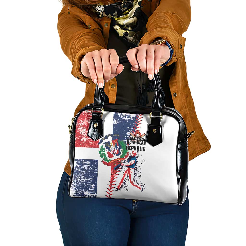 Baseball Dominican Republic Shoulder Handbag Come On Team DR Grunge Style
