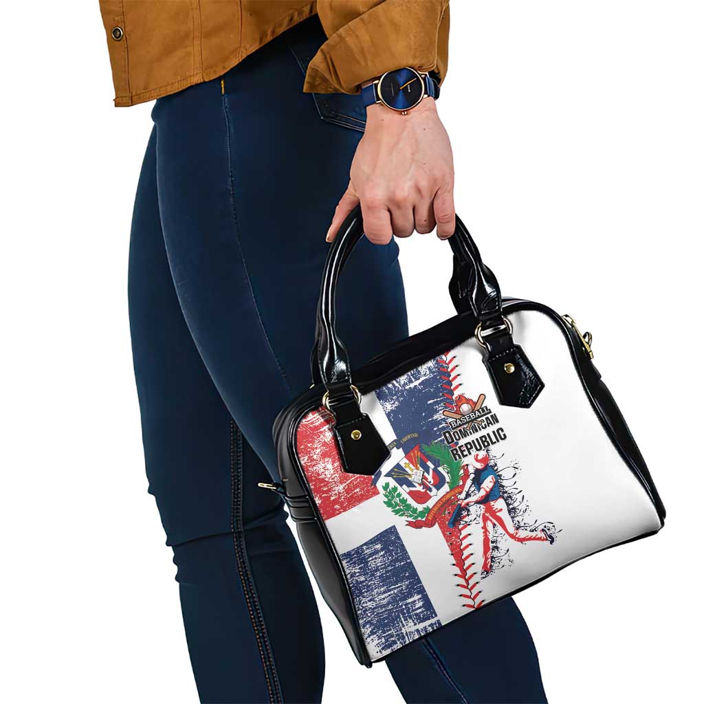 Baseball Dominican Republic Shoulder Handbag Come On Team DR Grunge Style