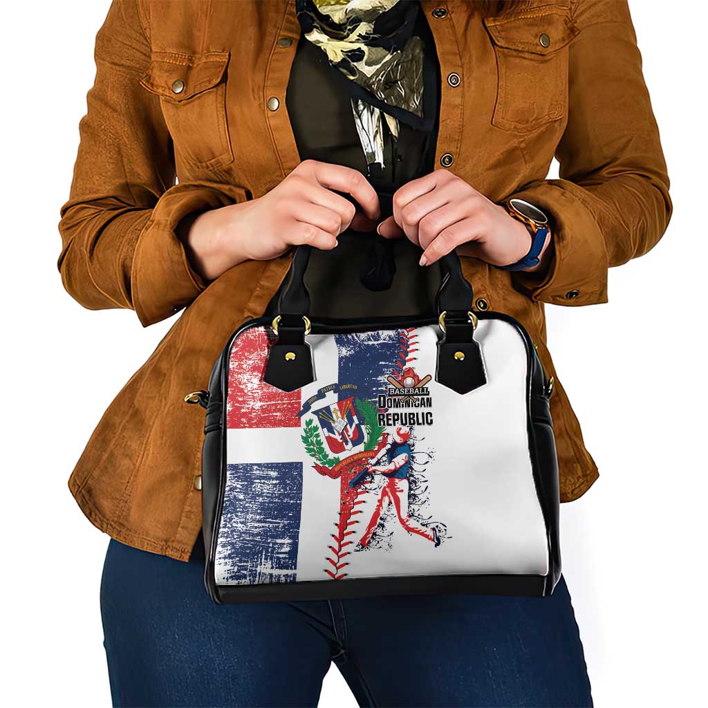 Baseball Dominican Republic Shoulder Handbag Come On Team DR Grunge Style