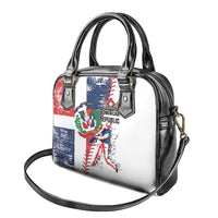 Baseball Dominican Republic Shoulder Handbag Come On Team DR Grunge Style