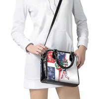 Baseball Dominican Republic Shoulder Handbag Come On Team DR Grunge Style