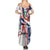 Personalized Baseball Dominican Republic Summer Maxi Dress Come On Team DR Grunge Style