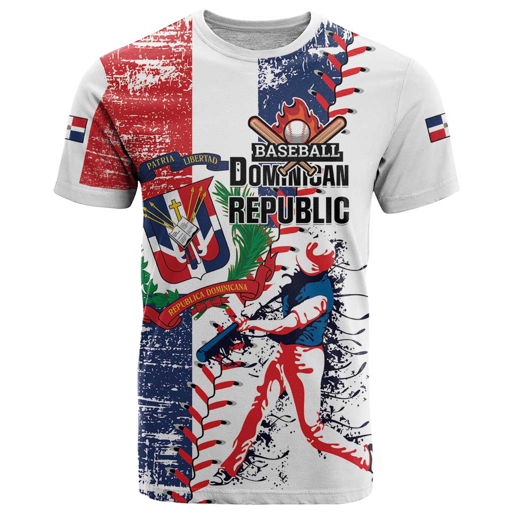 Personalized Baseball Dominican Republic T Shirt Come On Team DR Grunge Style