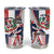 Personalized Baseball Dominican Republic Tumbler Cup Come On Team DR Grunge Style