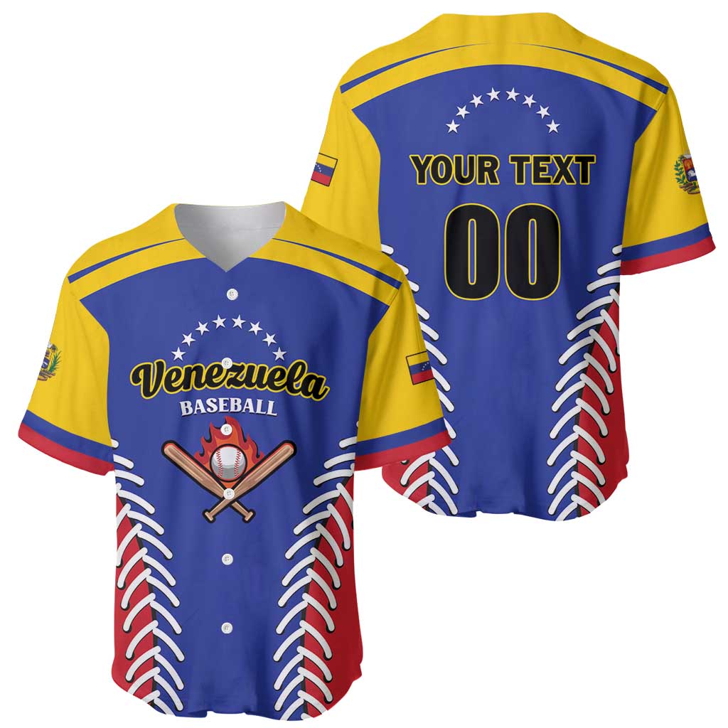 Custom Baseball Venezuela Baseball Jersey Team Venezuela Go Champions