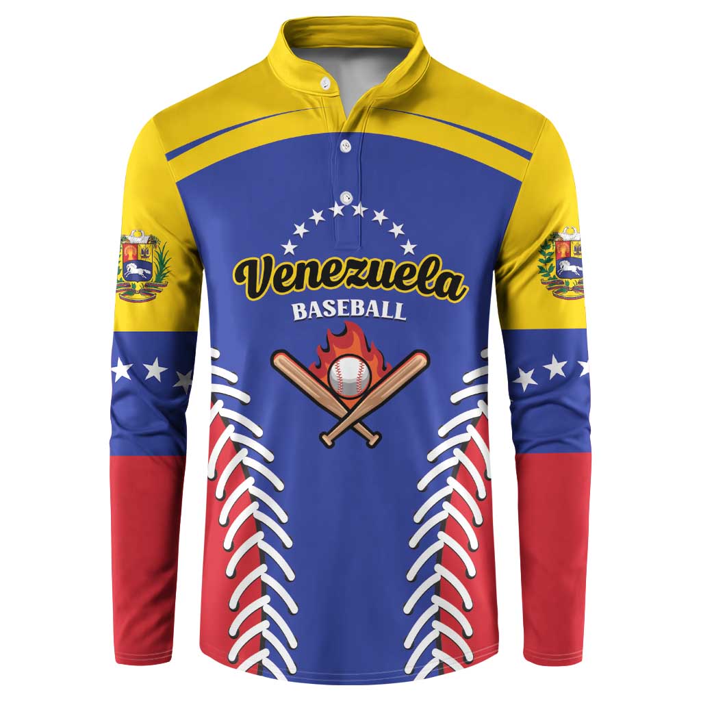 Custom Baseball Venezuela Button Sweatshirt Team Venezuela Go Champions