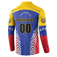 Custom Baseball Venezuela Button Sweatshirt Team Venezuela Go Champions
