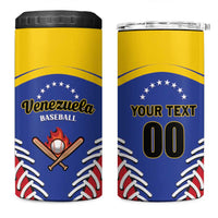 Custom Baseball Venezuela 4 in 1 Can Cooler Tumbler Team Venezuela Go Champions