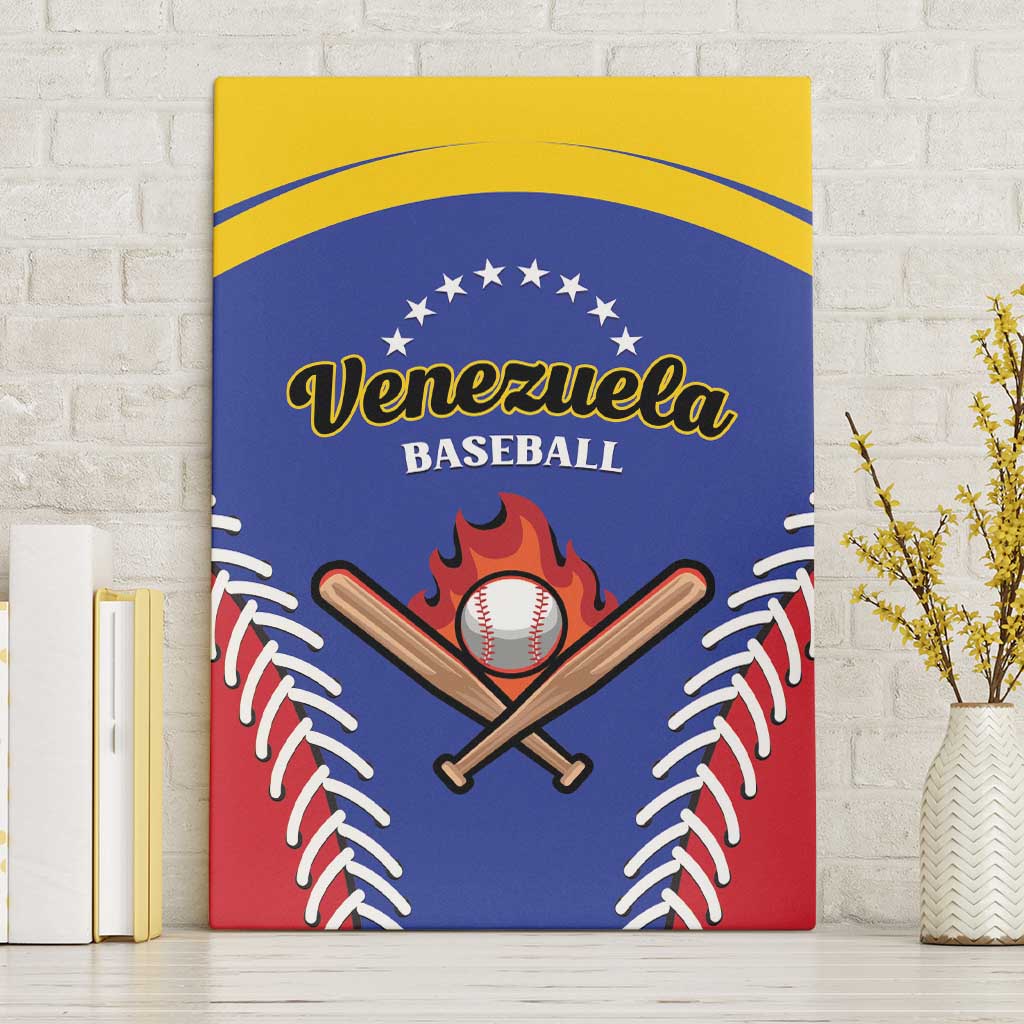 Baseball Venezuela Canvas Wall Art Team Venezuela Go Champions