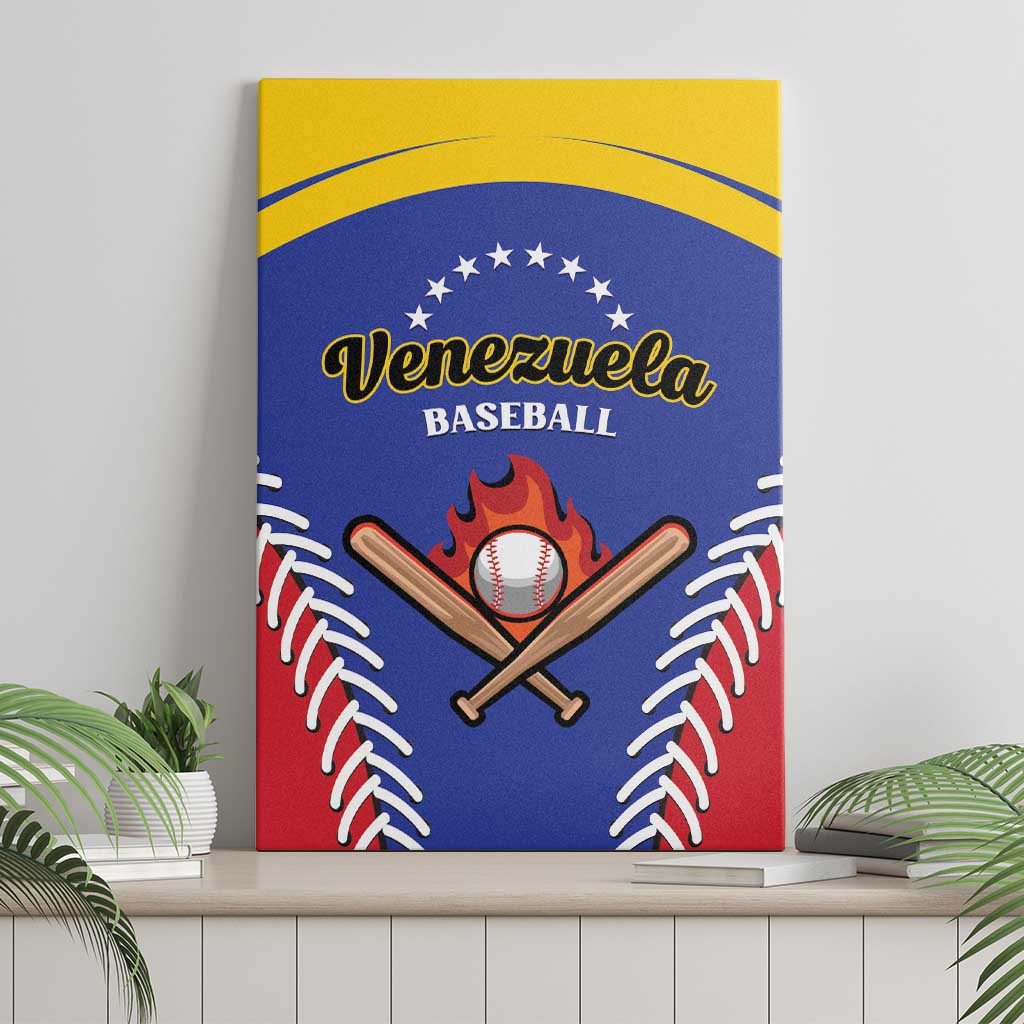 Baseball Venezuela Canvas Wall Art Team Venezuela Go Champions