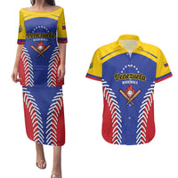 Custom Baseball Venezuela Couples Matching Puletasi and Hawaiian Shirt Team Venezuela Go Champions