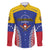 Custom Baseball Venezuela Family Matching Long Sleeve Bodycon Dress and Hawaiian Shirt Team Venezuela Go Champions