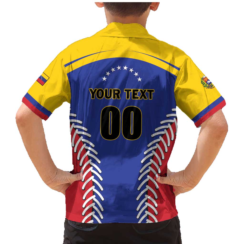 Custom Baseball Venezuela Family Matching Mermaid Dress and Hawaiian Shirt Team Venezuela Go Champions