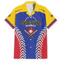 Custom Baseball Venezuela Family Matching Short Sleeve Bodycon Dress and Hawaiian Shirt Team Venezuela Go Champions