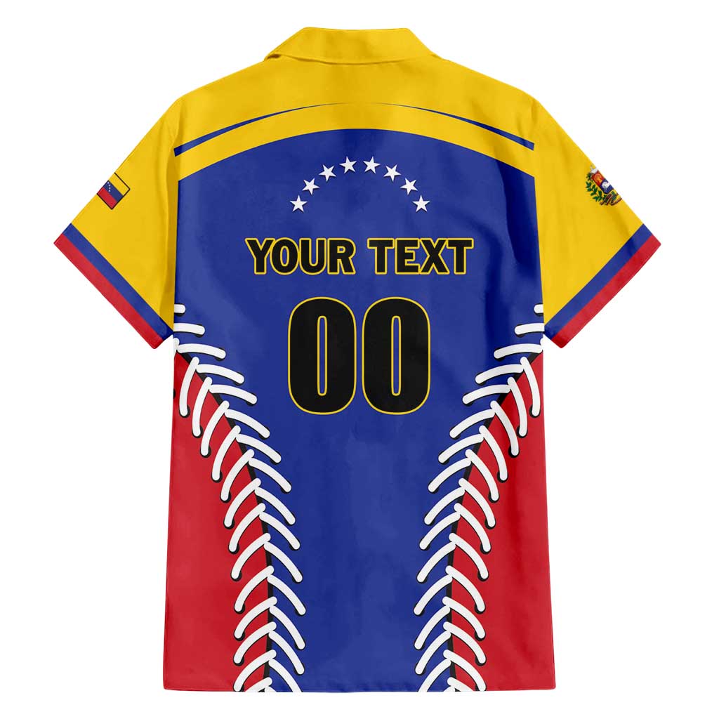 Custom Baseball Venezuela Family Matching Short Sleeve Bodycon Dress and Hawaiian Shirt Team Venezuela Go Champions