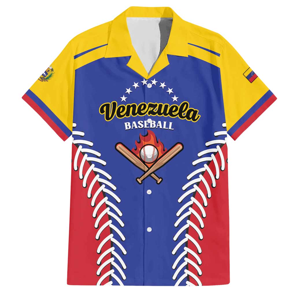 Custom Baseball Venezuela Hawaiian Shirt Team Venezuela Go Champions