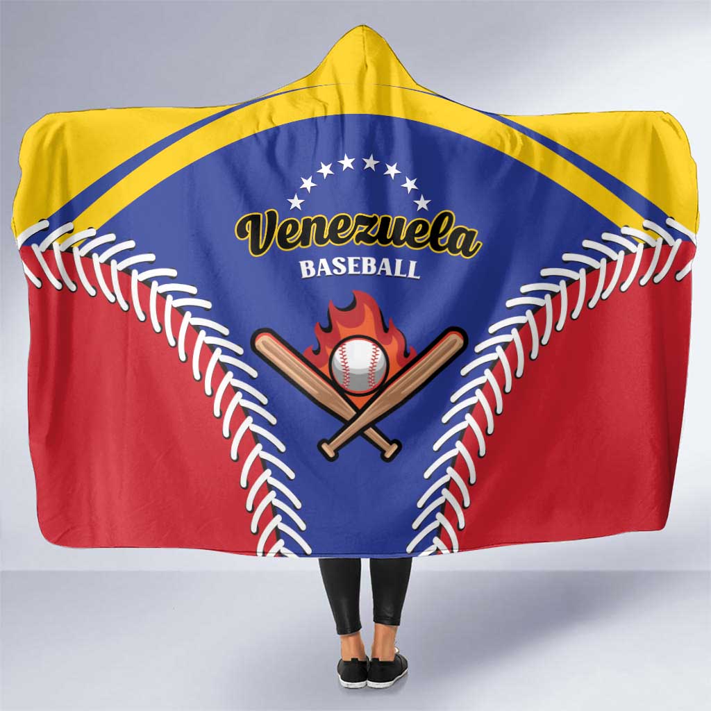 Baseball Venezuela Hooded Blanket Team Venezuela Go Champions