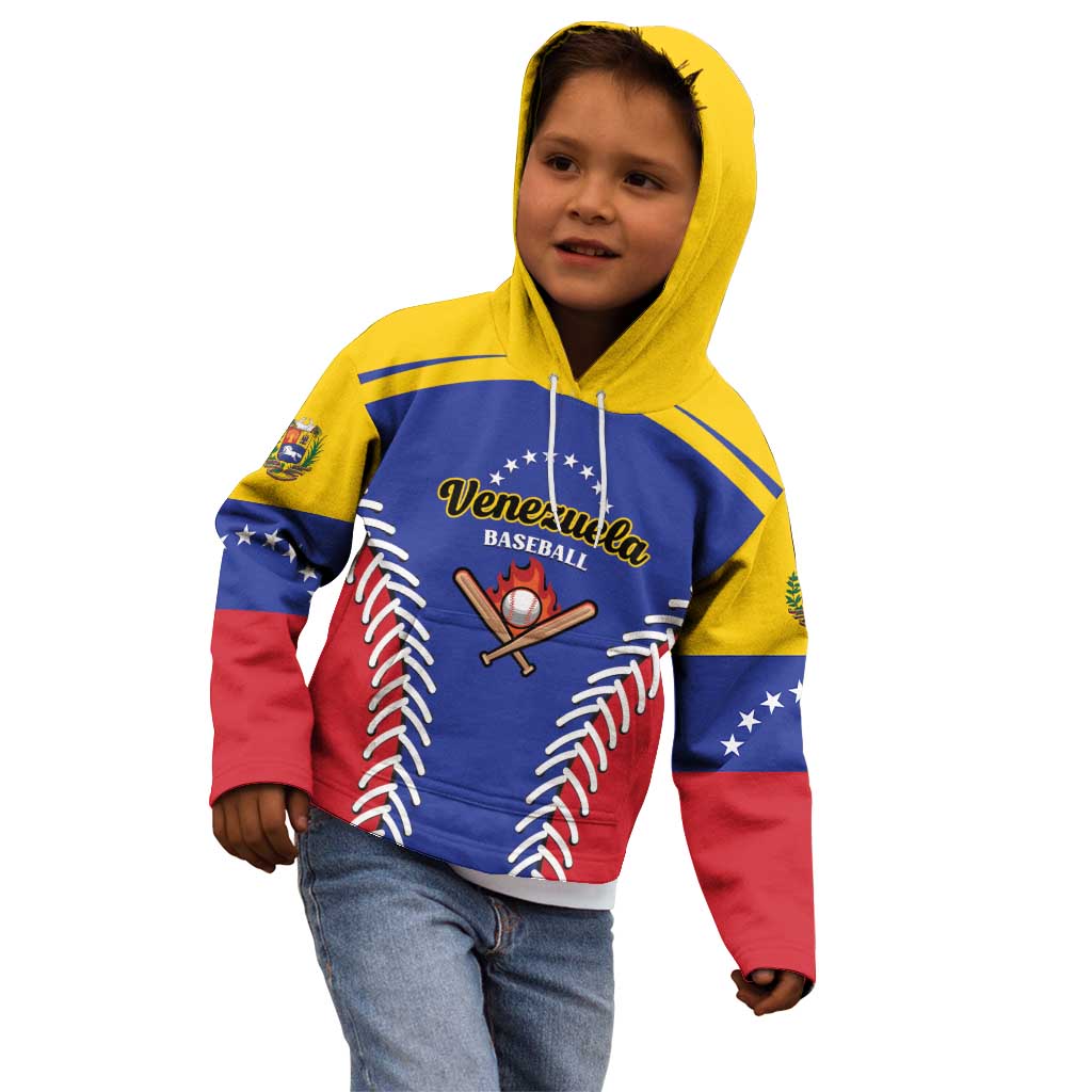 Custom Baseball Venezuela Kid Hoodie Team Venezuela Go Champions