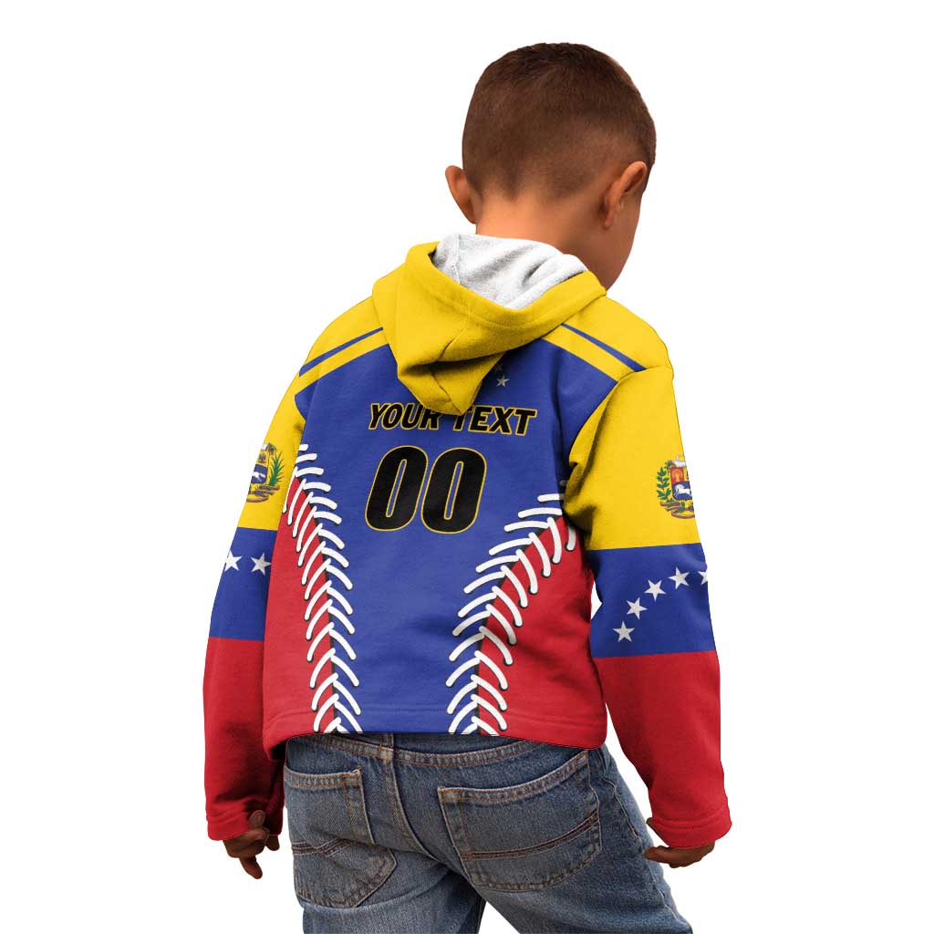 Custom Baseball Venezuela Kid Hoodie Team Venezuela Go Champions