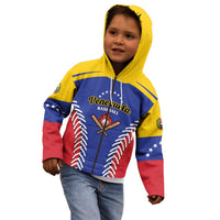 Custom Baseball Venezuela Kid Hoodie Team Venezuela Go Champions