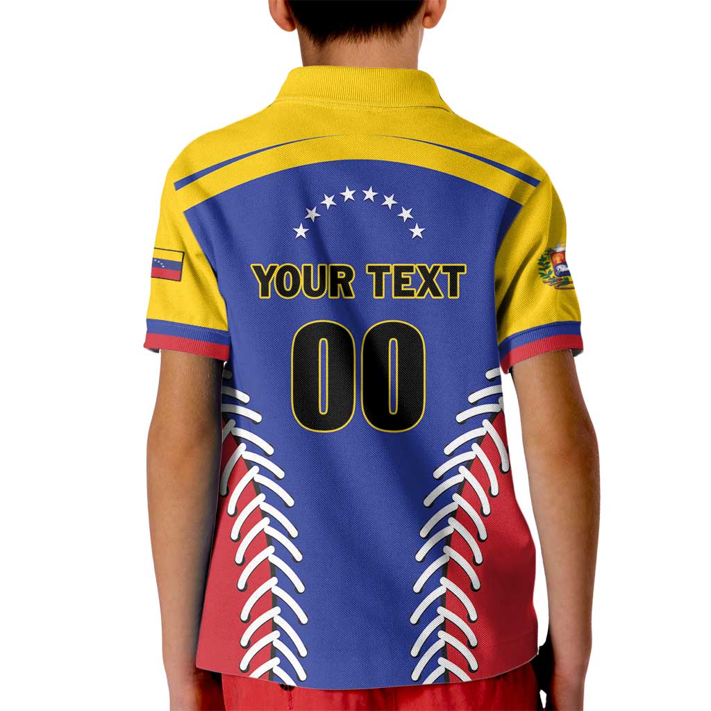 Custom Baseball Venezuela Kid Polo Shirt Team Venezuela Go Champions