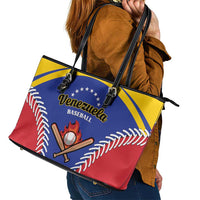 Baseball Venezuela Leather Tote Bag Team Venezuela Go Champions
