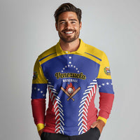 Custom Baseball Venezuela Long Sleeve Polo Shirt Team Venezuela Go Champions