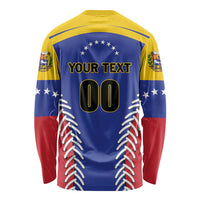 Custom Baseball Venezuela Long Sleeve Shirt Team Venezuela Go Champions