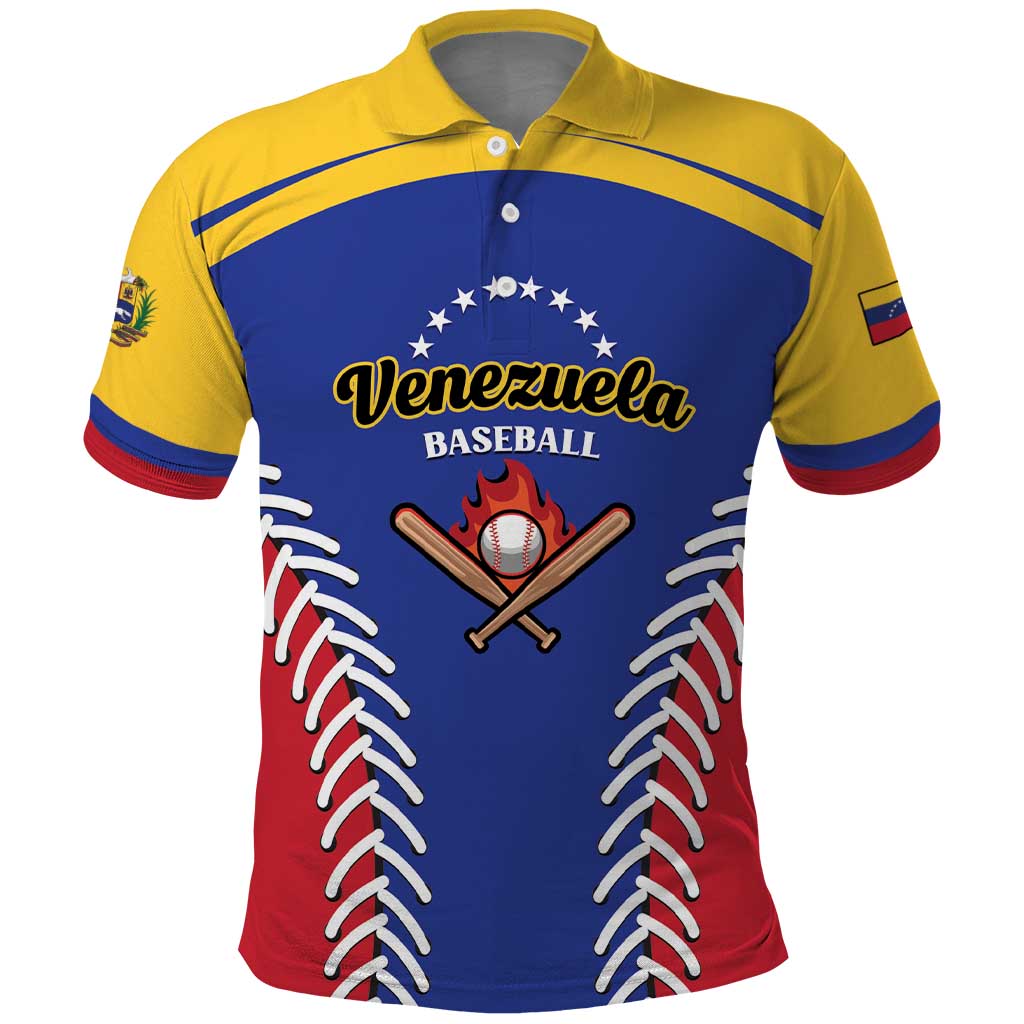 Custom Baseball Venezuela Polo Shirt Team Venezuela Go Champions