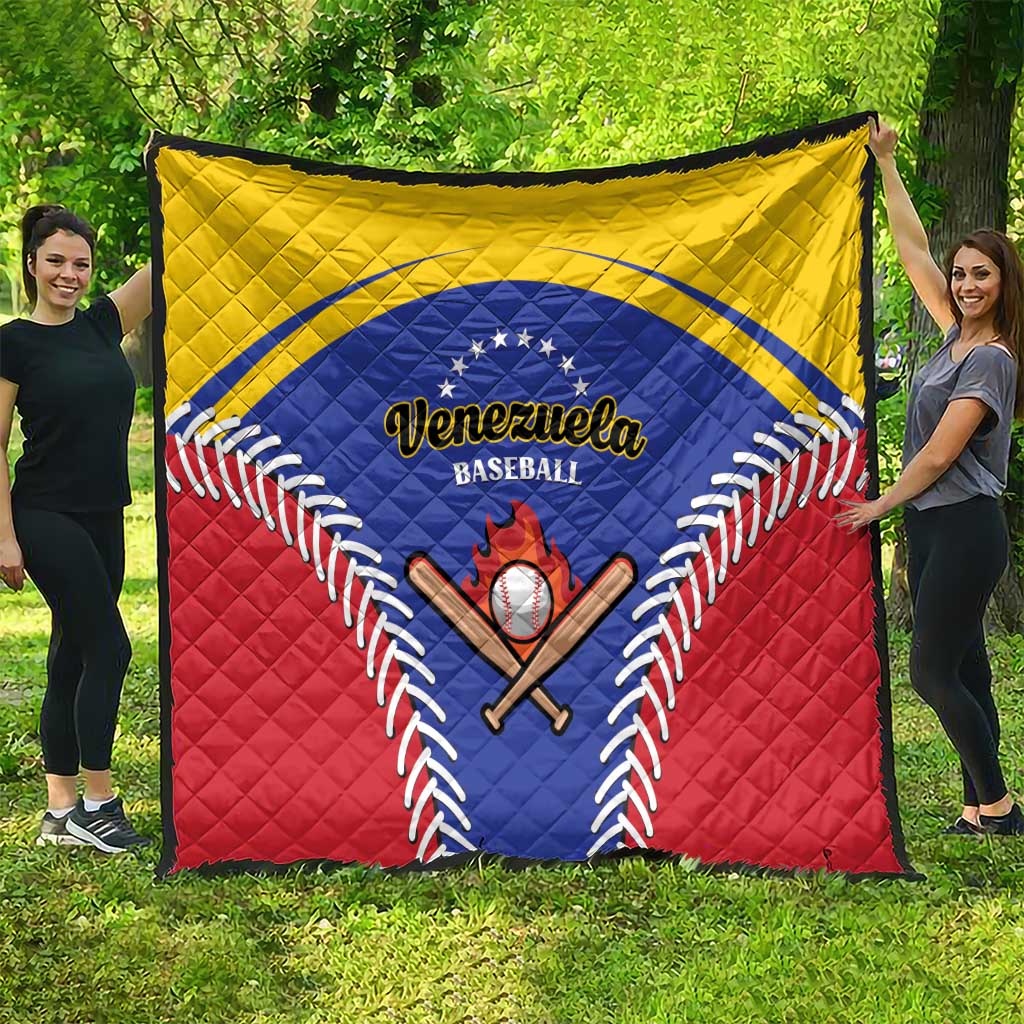 Baseball Venezuela Quilt Team Venezuela Go Champions