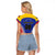 Custom Baseball Venezuela Raglan Cropped T Shirt Team Venezuela Go Champions