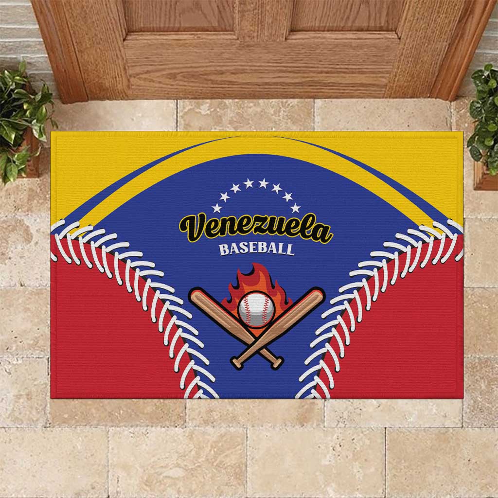 Baseball Venezuela Rubber Doormat Team Venezuela Go Champions