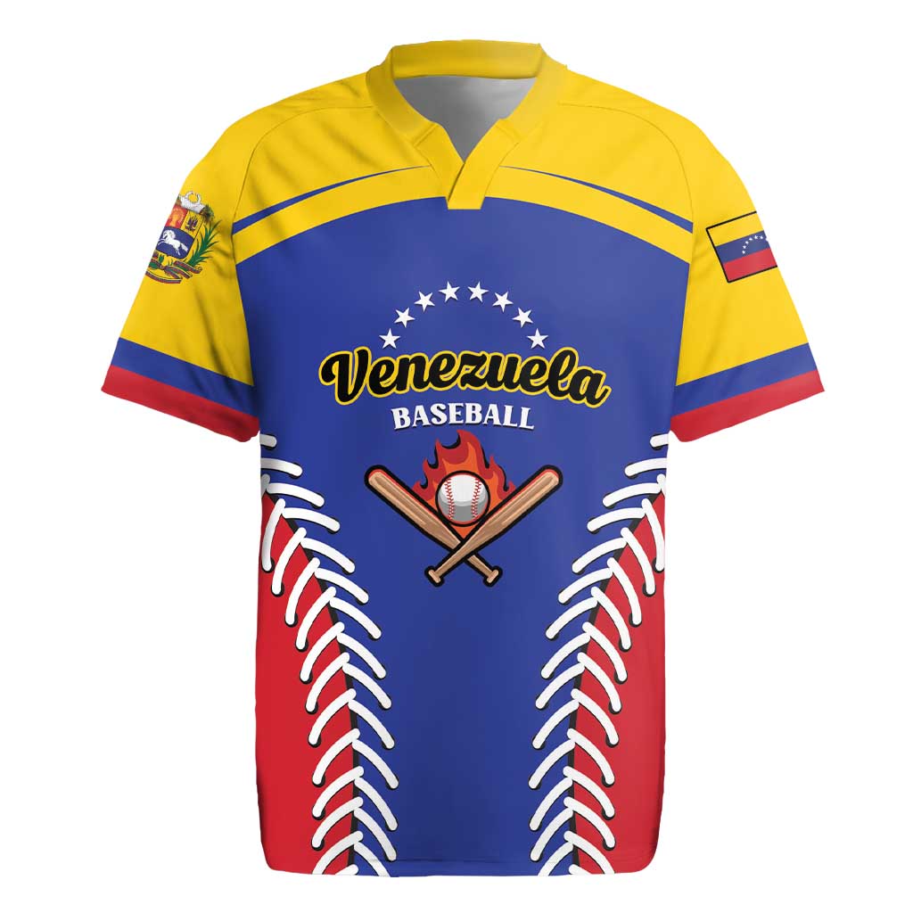 Custom Baseball Venezuela Rugby Jersey Team Venezuela Go Champions