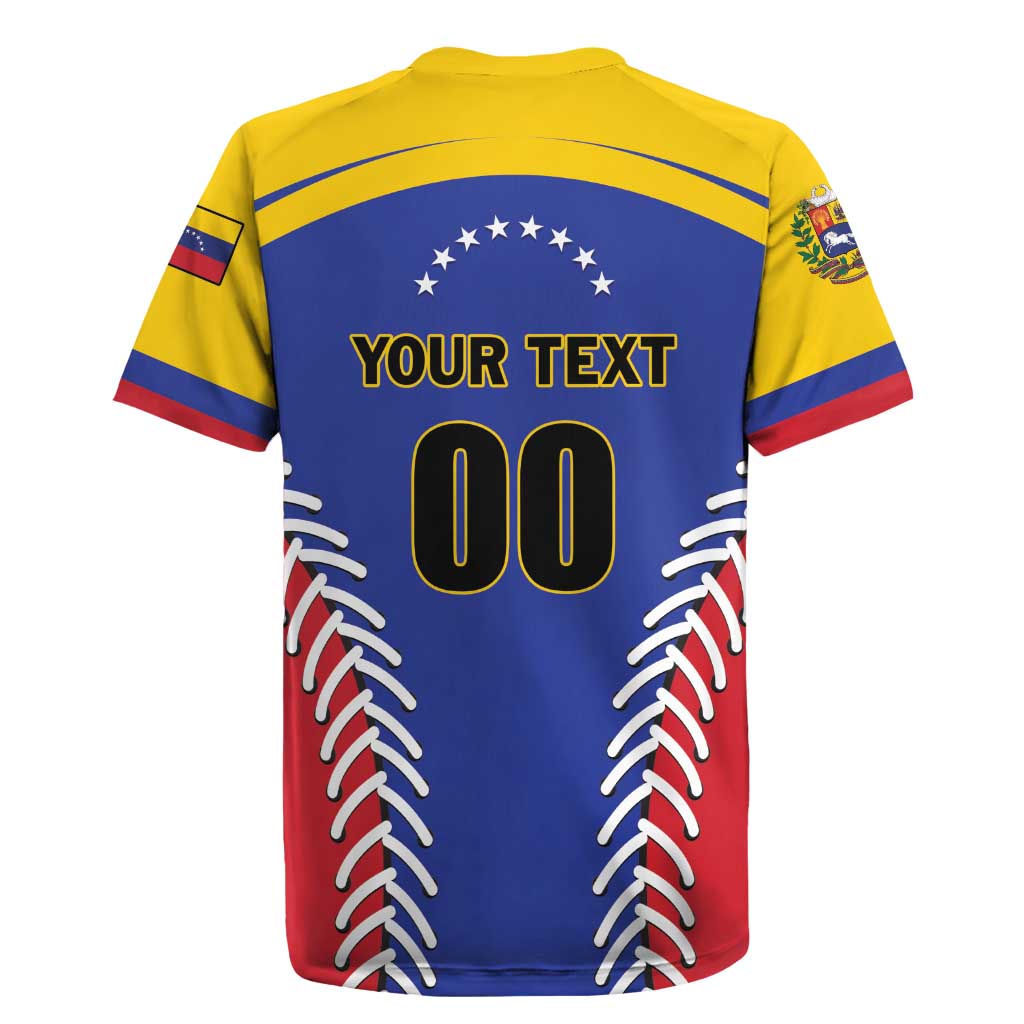 Custom Baseball Venezuela Rugby Jersey Team Venezuela Go Champions