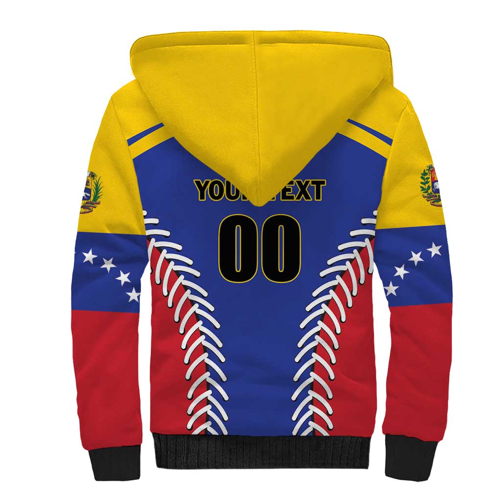 Custom Baseball Venezuela Sherpa Hoodie Team Venezuela Go Champions